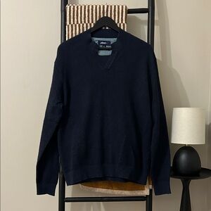 Johnnie-O Men's Dark Blue V-Neck Sweater
